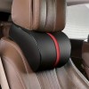 Car Headrest Neck Rest Protection Adjustable Memory leather Seat Cushion Pillow