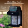 Solar Wall Lamp Outdoor Waterproof Up and Down Luminous Lighting, Solar LED Wall Light