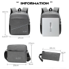 3 in 1 USB Laptop Multipurpose Laptop Backpack Set