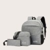 3 in 1 USB Laptop Multipurpose Laptop Backpack Set