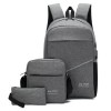 3 in 1 USB Laptop Multipurpose Laptop Backpack Set
