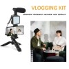 Professional video Microphone kit with Tripod Stand and LED Light