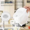White Plastic Rice Washing Strainer