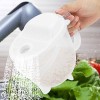 White Plastic Rice Washing Strainer