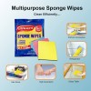 Pack of 5 Cellulose Sponge absorbent cleaning cloth