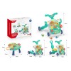 Huanger 4 in 1 Multifunction Baby Walker With Music- Green