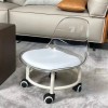 Compact Ergonomic Acrylic Space Saver Chair