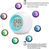 7 Color Changing Light Alarm Clock Led