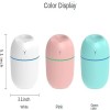 Portable Mini Humidifier.220ml Small Cool Mist Humidifier