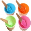 2 Ice Cream Cups WIth Spoon