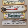 Kitchen Rules with pictures in 5 steps wall decoration quotes