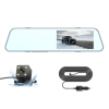 Dual Camera Car DVR Rearview Mirror With 4.3? Screen