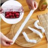 50 Reusable Stretchable Plastic Food Wraps, Elastic Edging