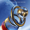 Solar Rotating Double-Ring Crystal Car Air Freshener