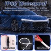 Dynamic White & Amber LED Car Hood Strip Lights – 12VA