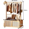 Multifunctional Bamboo Clothes Hanger