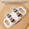4 Head Massage Gun Deep Tissue Fascia Gun Suitable for Handheld Massagers for Massaging Feet, Legs, Waist, Back and Neck