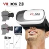 VR Box Virtual Reality Version 2 3D Glasses with Remote (White Color)