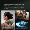 4D Shiatsu Neck Massager with Heat – Deep Tissue Pain Relief Electric Kneader