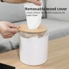 Round Tissue Box With Lid