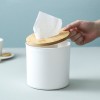 Round Tissue Box With Lid