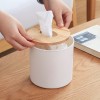 Round Tissue Box With Lid
