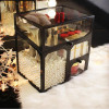 3 Compartment Glass Makeup Brush Organizer