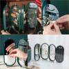 Jewellery case foldable with mirror