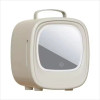 Portable Refrigerator Skin Care Cosmetics Beverage Cosmetics Mini Refrigerator with Mirror