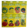 6 pcs  Car Air Freshener Natural scented tea paper Cone Hanging perfume vanilia fragrance Fruit car accessories interior
