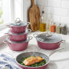 Falez BIO DIAMOND 9 Pcs Cooking Set | Granite Cookware Pakistan