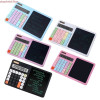 E8BA 12 Digit Solar Calculator Double Power Supply With LCD Writing Board