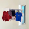 Retractable Wall Mounted Laundry Drying Rack by Hamzastore.pk