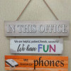 Office related wall hanging - wall decoration quotes