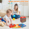 26 Pcs Toddlers Soft Alphabet Cards With Storage Bag