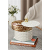 4 Layers Home Bedroom Hairpin Hair Accessories Organizer Rotatable Necklace Earrings Jewelry Storage Tray