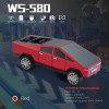 WS-580 Wireless Bluetooth Speaker in Car Shaped with Display Screen HIFI Stereo Surround Desktop Computer Boombox TF USB TWS