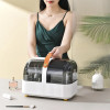 Portable Cosmetics Storage Box Desktop Lipstick Skin Care Products Jewelry Storage Organizing Rack Dust-proof Vanity Storage