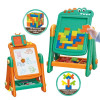 2 in 1 Crocodil Learning Board Drawing Board + Russian Building Blocks