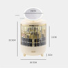 LED Mirror Cosmetic And Jewelry Organizer