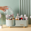 360° Rotating Cosmetic Storage Box Holder Desktop Makeup Brushes Organizer Countertop Portable Lipstick Eyeliner Stand Boxes