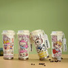 Labubu Cute Cartoon Coffee Thermos Leakproof Portable Travel Mug With Lid