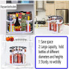 2-Tier Rotating Kitchen Countertop Spice Rack Organizer
