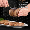 Wood Salt Pepper Mill Hand Operated Mini Ceramic Core Grinder Pepper And Salt Shakers