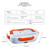 Portable Rechargeable Electric Lunch Box Heated Insulated Lunch Box