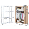 Assembled Simple Cloth Wardrobe Home Bedroom Dormitory Storage Cabinet Large capacity clothing storage