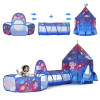 3in1 Space Castle Tent House For Kids + Free 50 Balls
