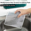 Silver wire cleaning kitchen cloth (pack of 3)