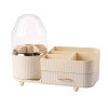 360° Rotating Cosmetic Storage Box Holder Desktop Makeup Brushes Organizer Countertop Portable Lipstick Eyeliner Stand Boxes