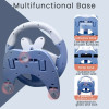 Infant Shining Simulation Steering Wheel Toys Children's Toy Kids Early Education Copilots Stroller Steering Wheel Vocal Toys